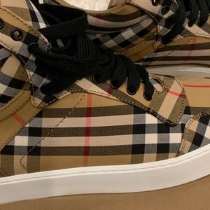 Burberry Vintage Check high top sneakers